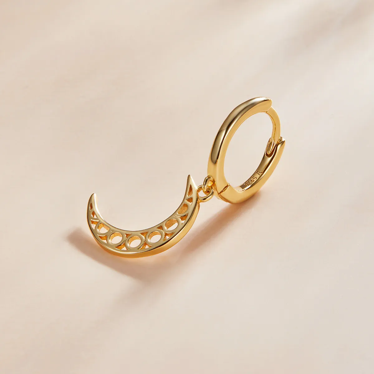 Pandora Style Minimalism - Crescent Hoop øredobber - SCE1191