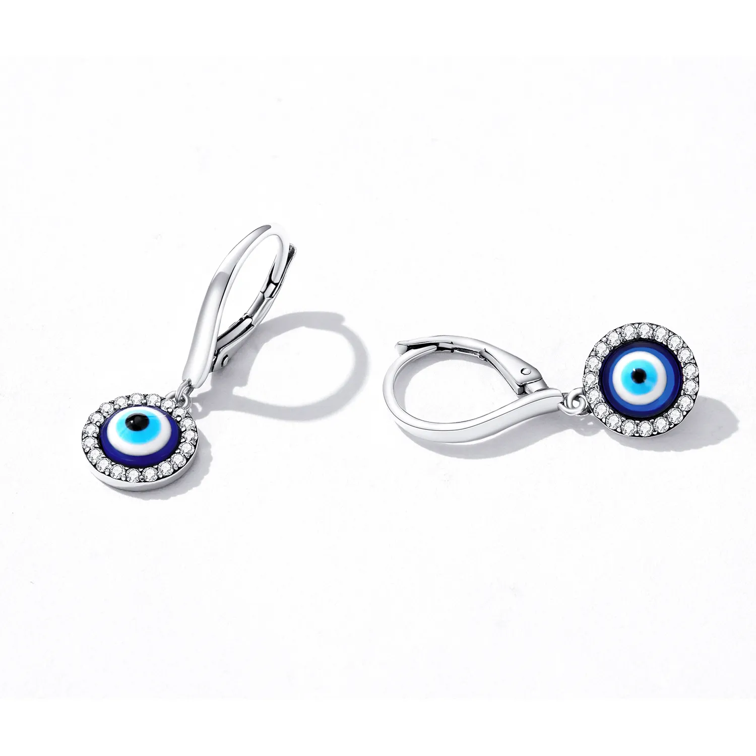 Pandora Style Resin Devil Eye Hoop øredobber - BSE638