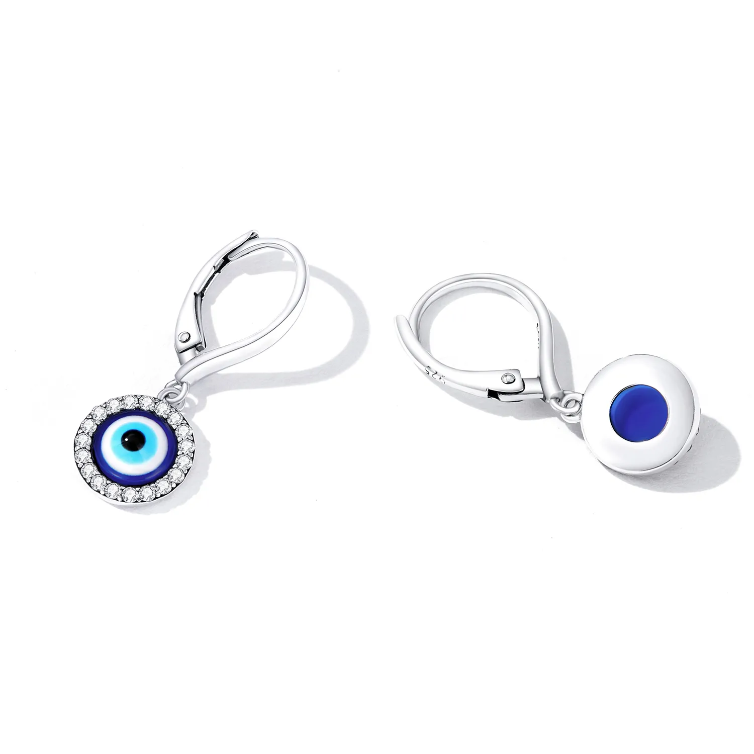 Pandora Style Resin Devil Eye Hoop øredobber - BSE638