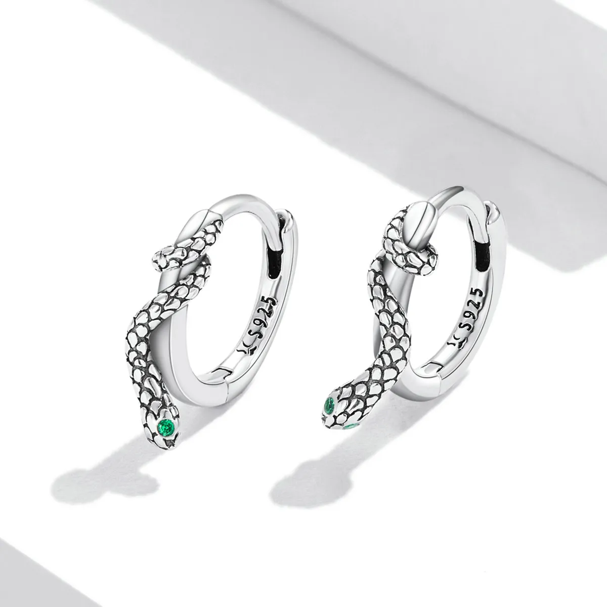 Pandora Style Spirit Snake Hoop øredobber - SCE1357