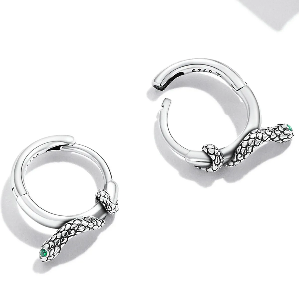 Pandora Style Spirit Snake Hoop øredobber - SCE1357