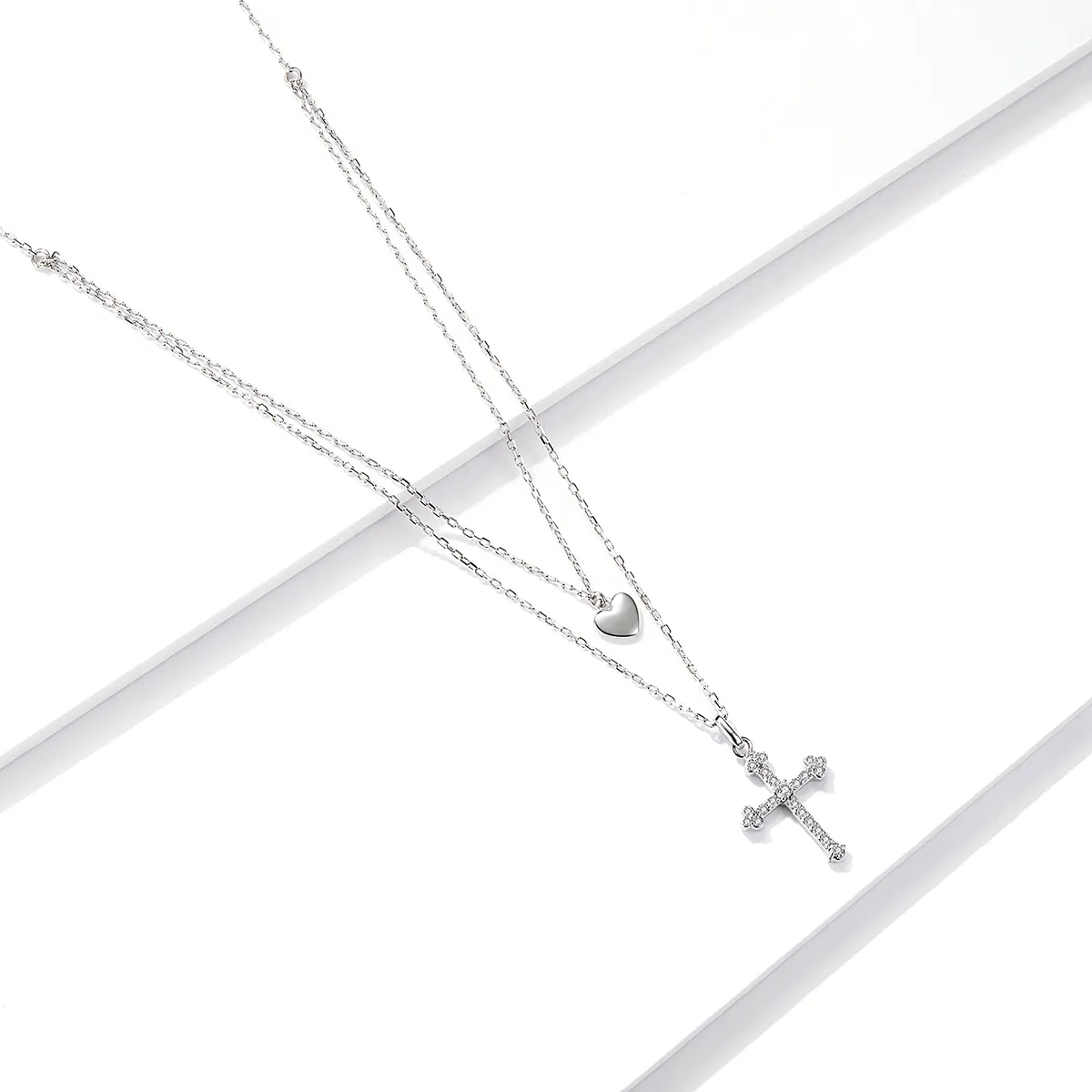 Pandora Style Love Cross Halskjede - BSN197