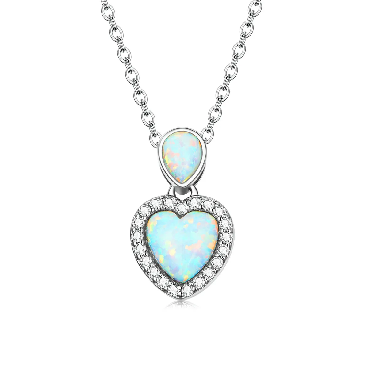 Pandora Style Opal Love Halskjede - BSN243