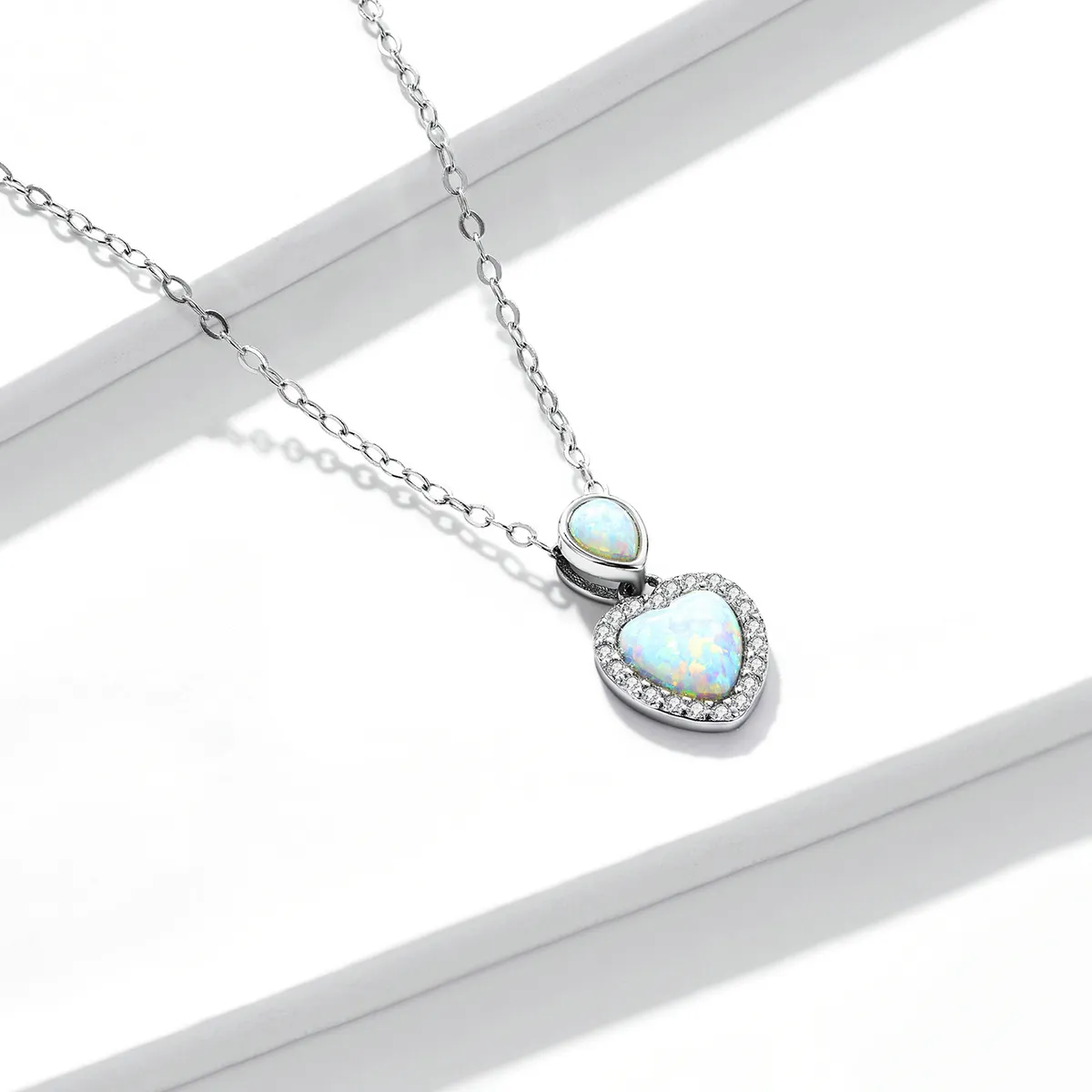 Pandora Style Opal Love Halskjede - BSN243