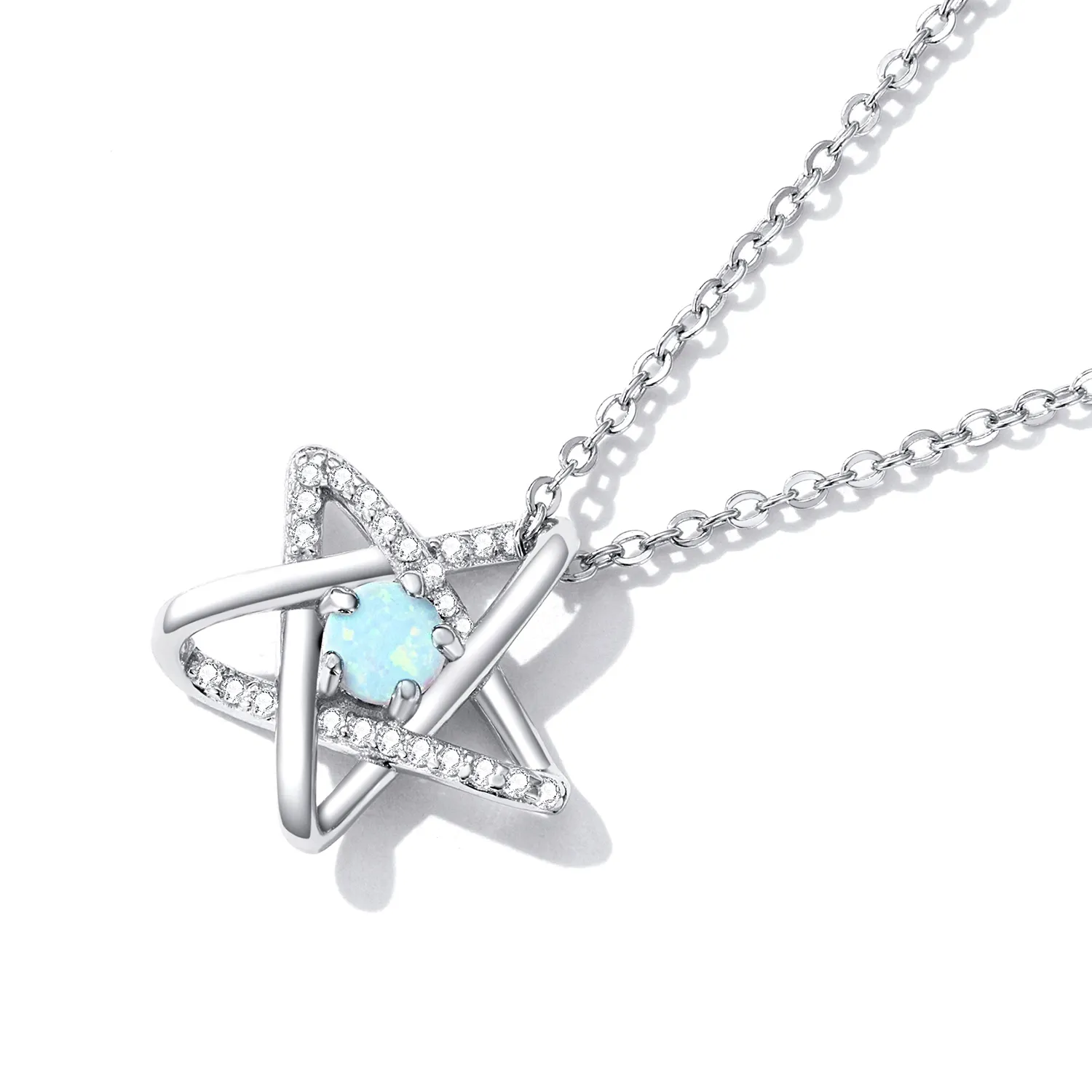 Pandora Style Opal Star Halskjede - SCN473