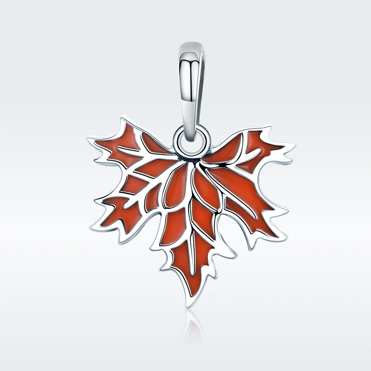 Pandora Style senhøst Maple Leaves Halskjede anheng - SCC585