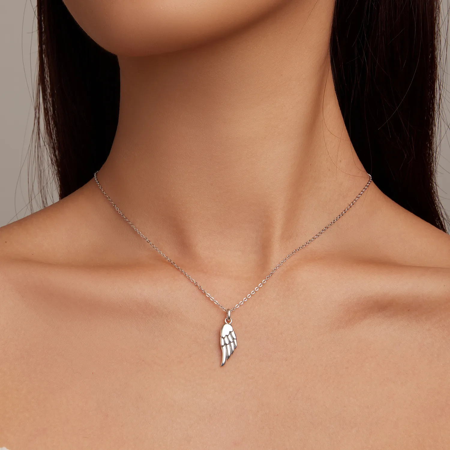 Pandora Style Wing Necklace - BSN268