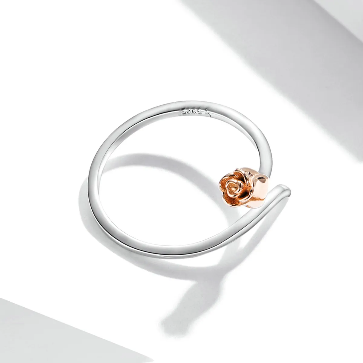 Pandora Style A Rose Open Ring - SCR761