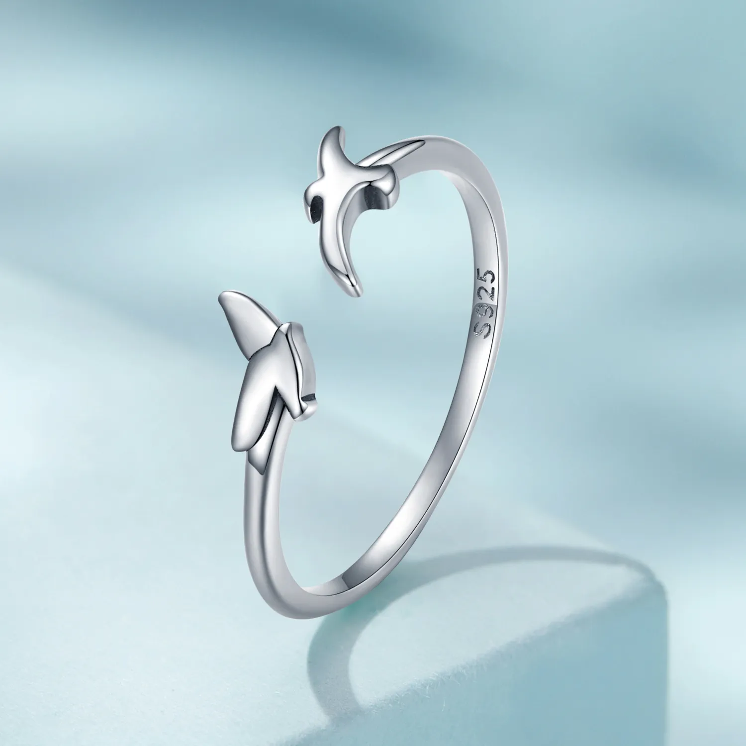 Pandora Style Bird Open Ring - SCR869