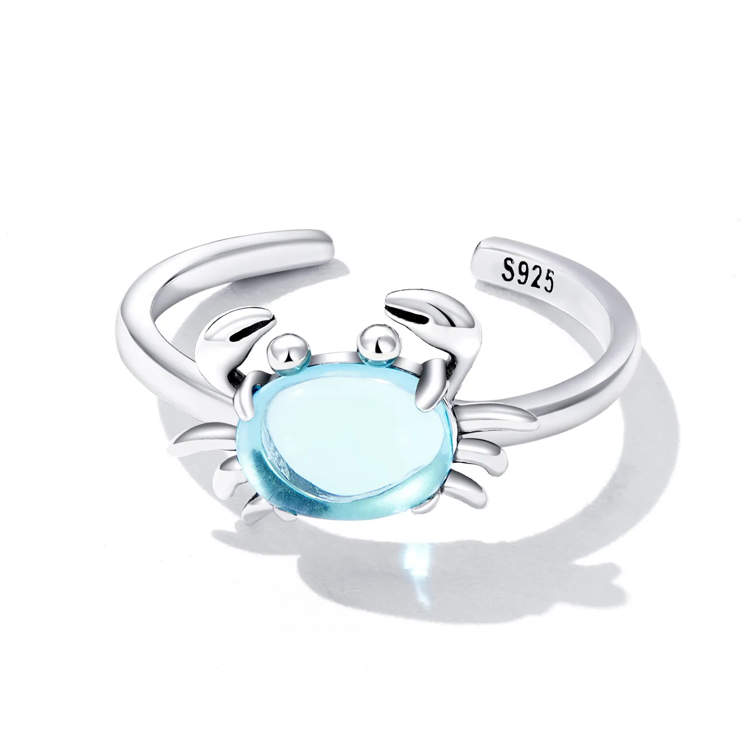 Pandora Style Cute Crab Open Ring - SCR814