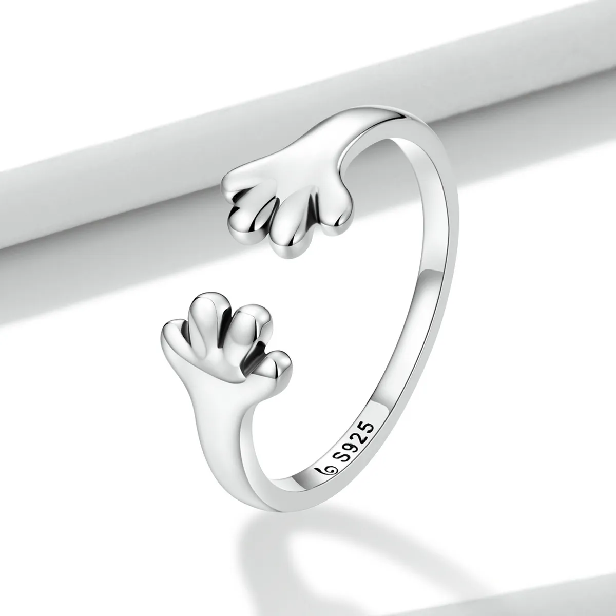 Pandora Style Cute Puppy Open Ring - BSR225