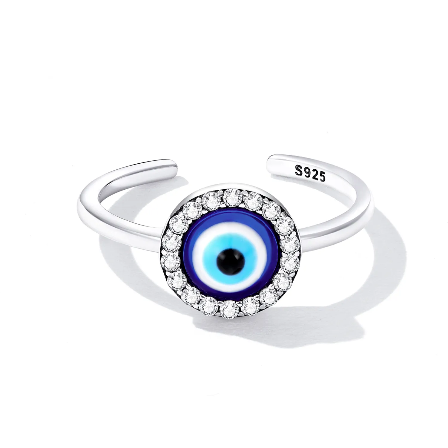 Pandora Style Devil Eye Open Ring - BSR254