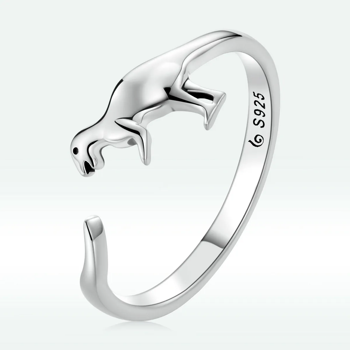 pandora style dinosaur open ring bsr226