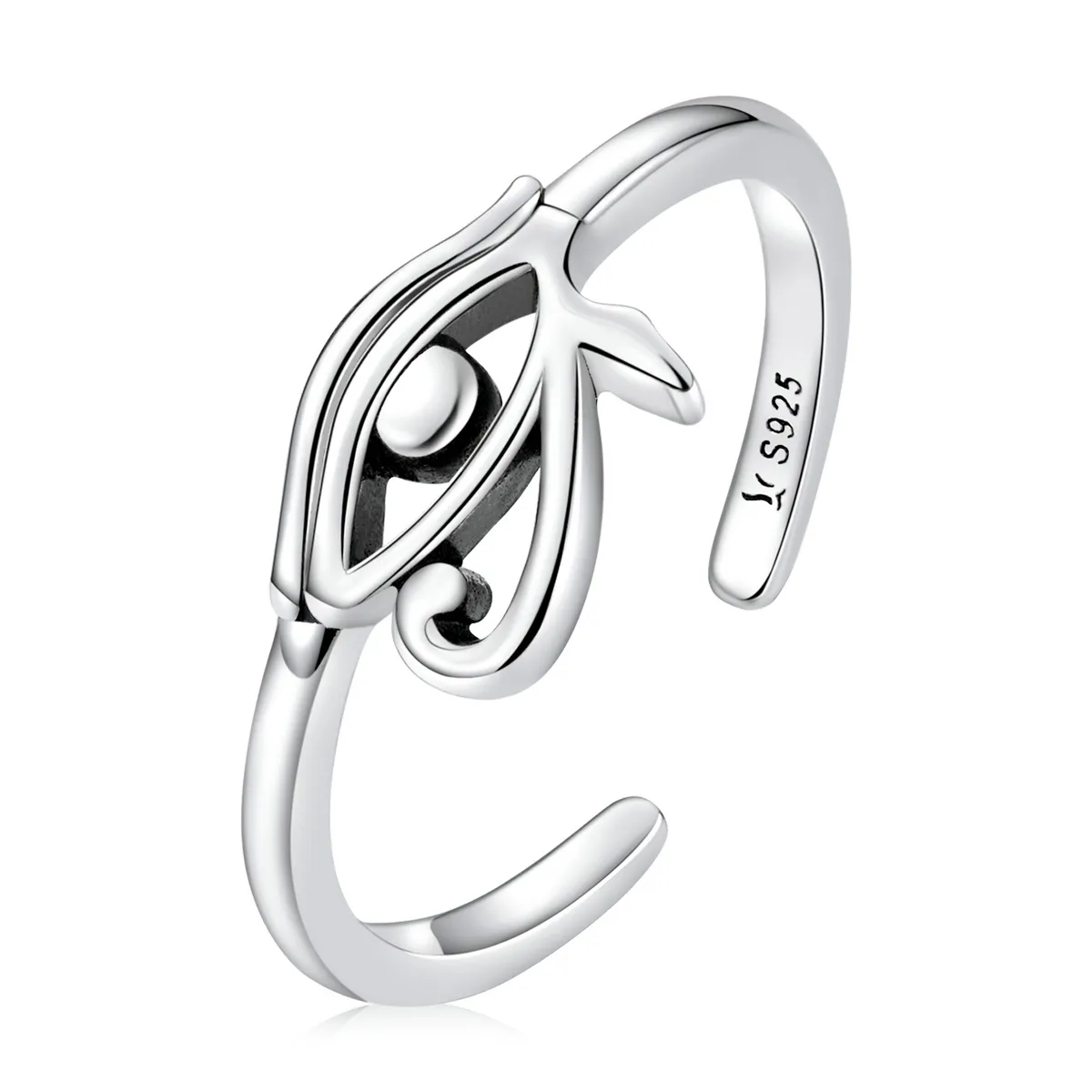 pandora style eye of horus åpen ring scr801