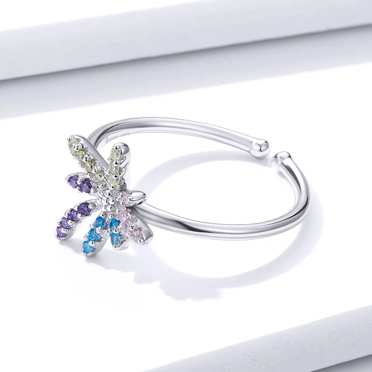 Pandora Style Fireworks Open Ring - BSR120