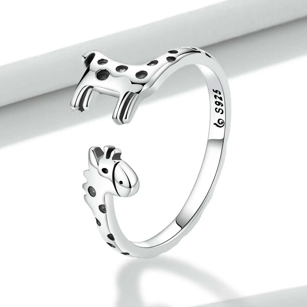 Pandora Style Giraffe Åpen Ring - BSR228