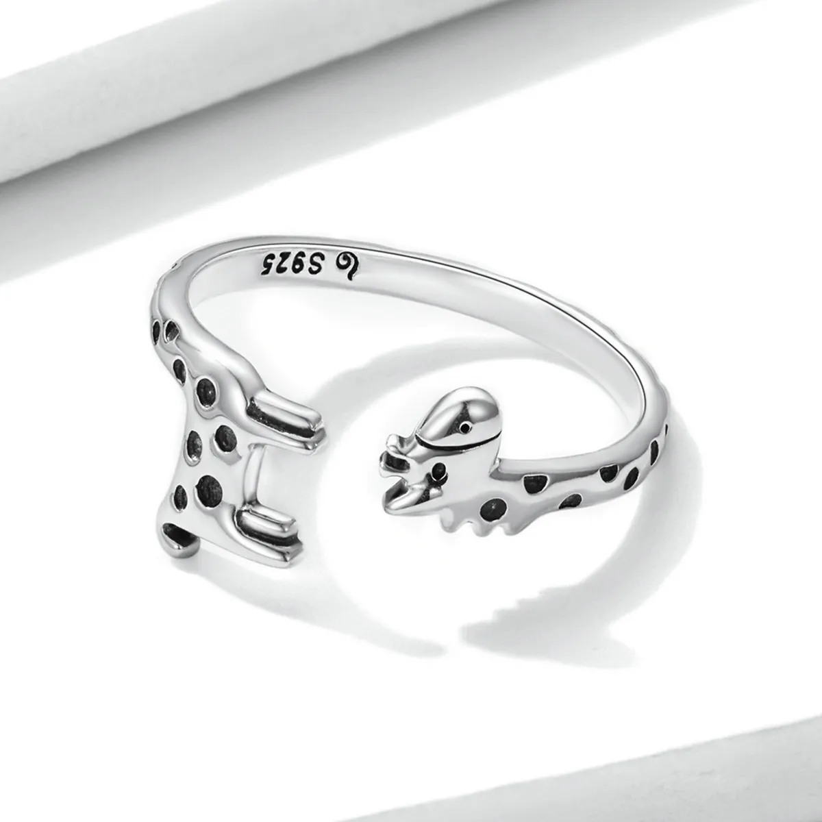 Pandora Style Giraffe Åpen Ring - BSR228