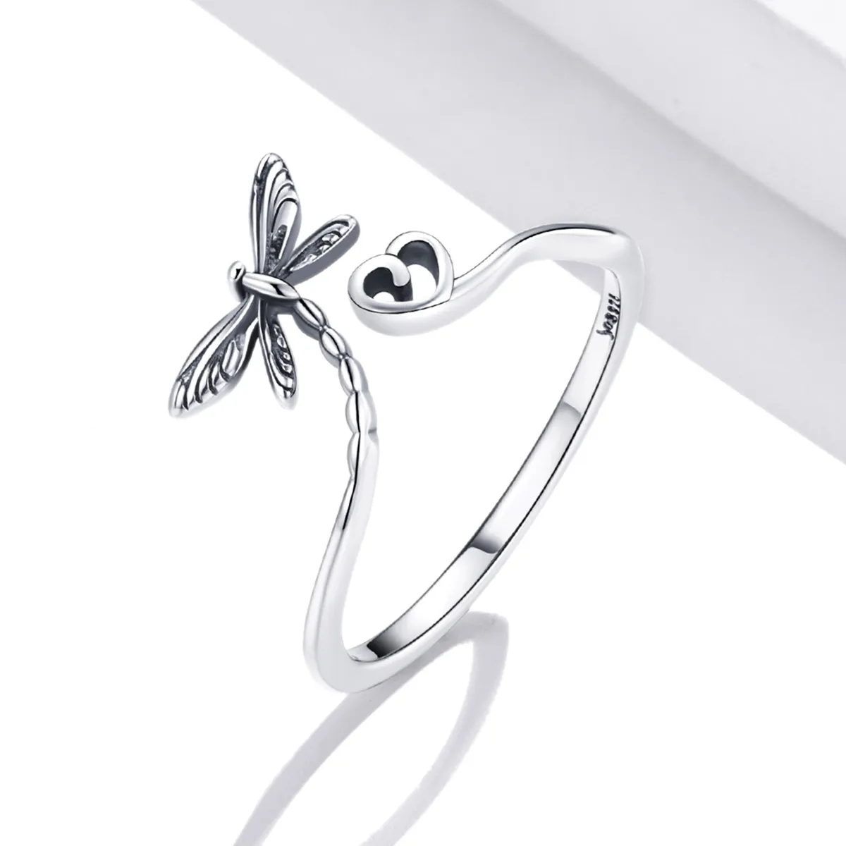 Pandora Style Love Dragonfly Åpen Ring - SCR734