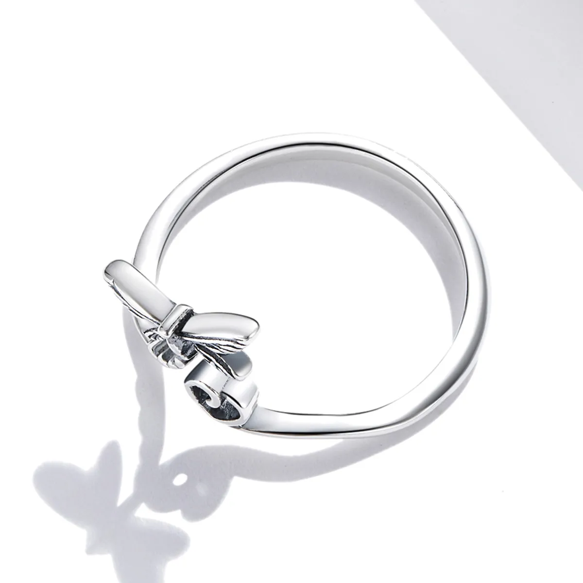 Pandora Style Love Dragonfly Åpen Ring - SCR734