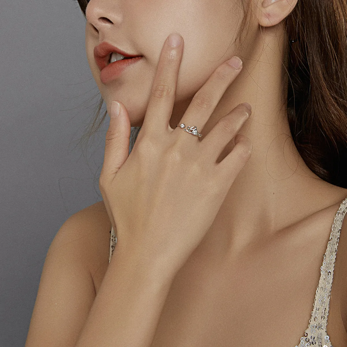 Pandora Style Love Open Ring - BSR146