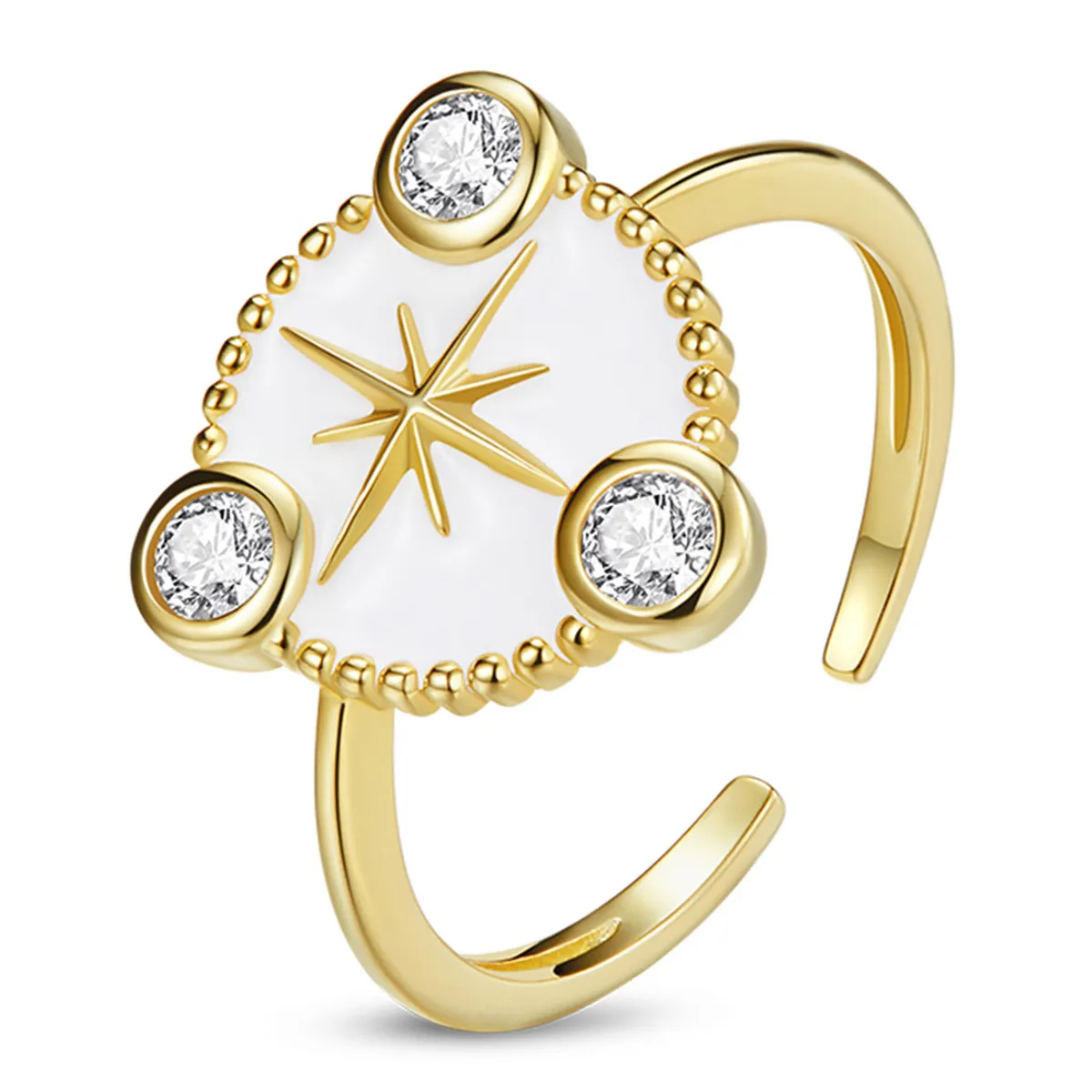 Pandora Style Personality Star Åpen Ring - SCR733