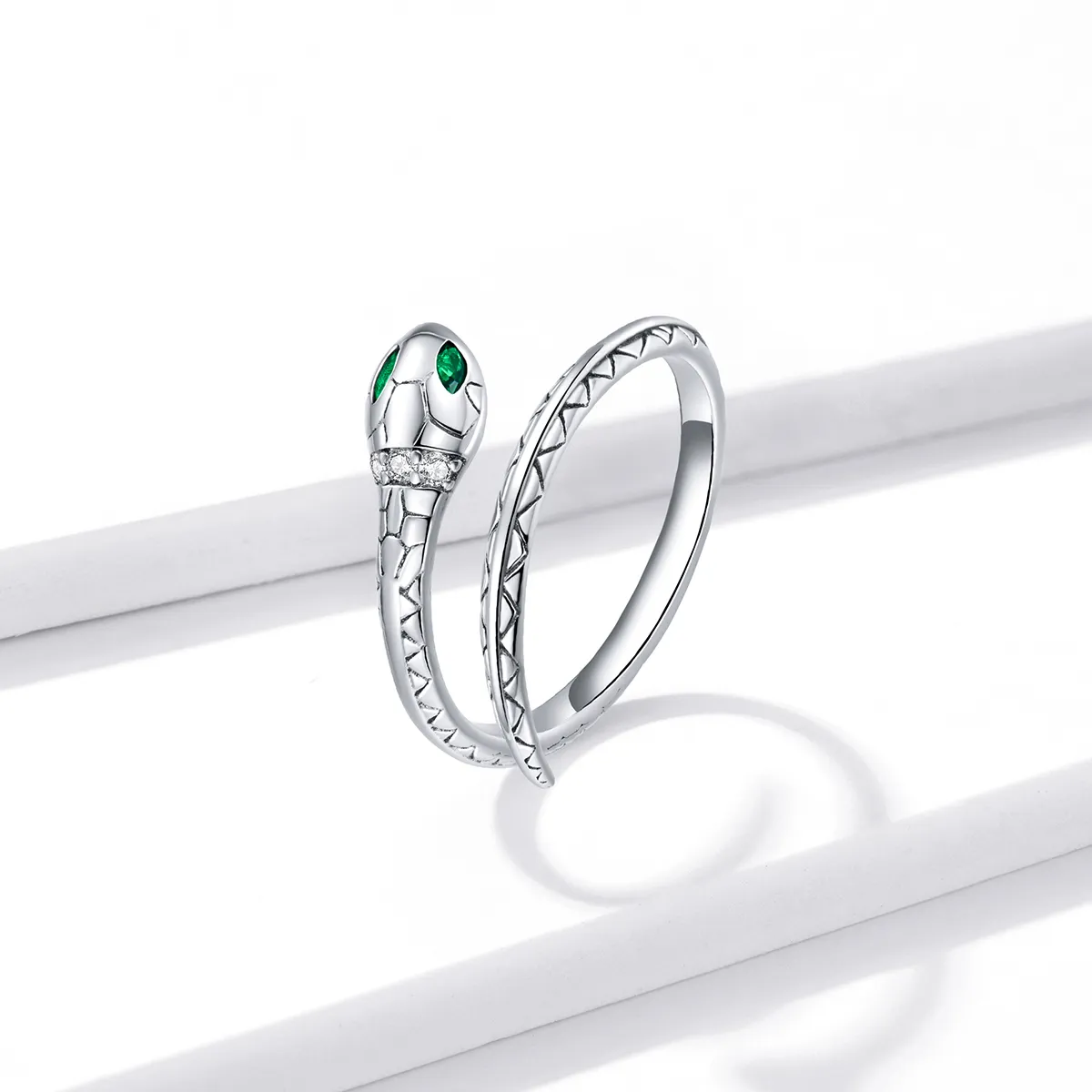 Pandora Style Snake Open Ring - BSR169