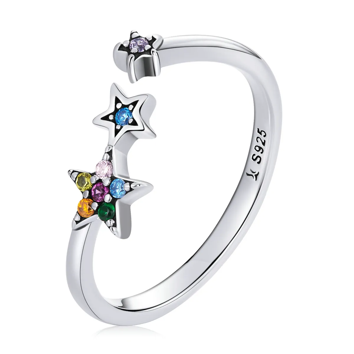 Pandora Style Star Open Ring - SCR769