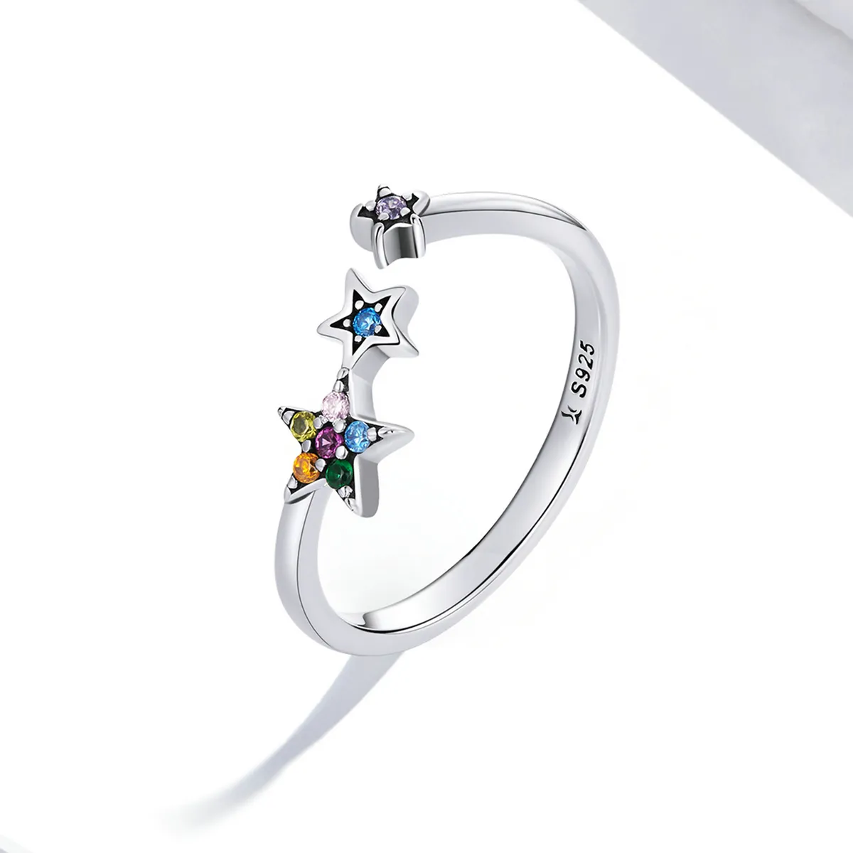 Pandora Style Star Open Ring - SCR769