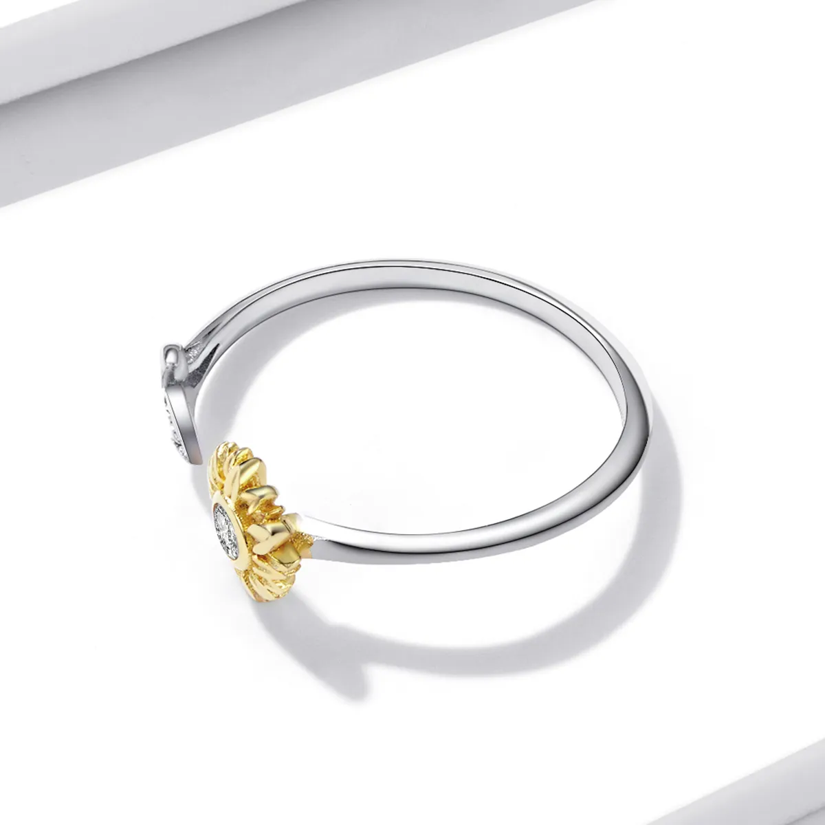 Pandora Style Sun Flower Open Ring - BSR213