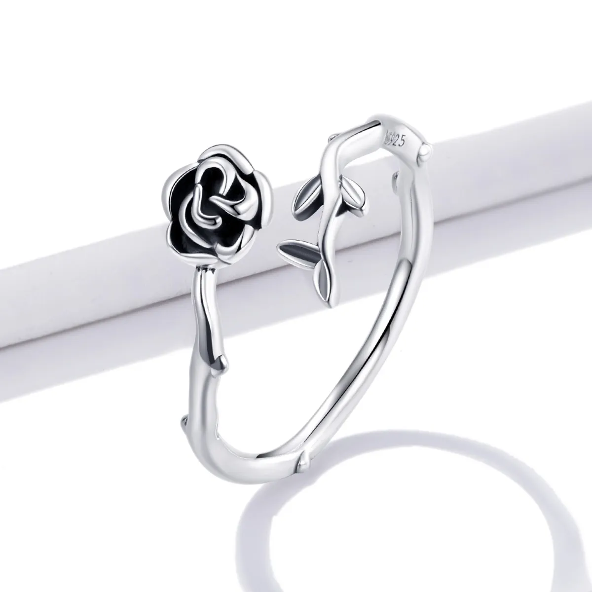 Pandora Style Torny Rose Åpen Ring - BSR196