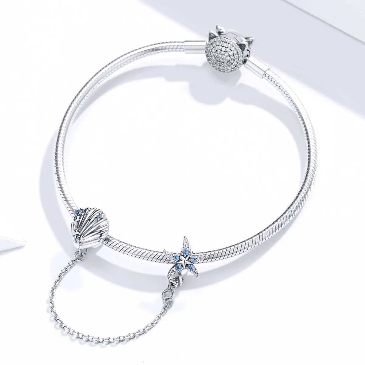 Pandora Style Deep Sea Star sikkerhetskjede - SCC1478