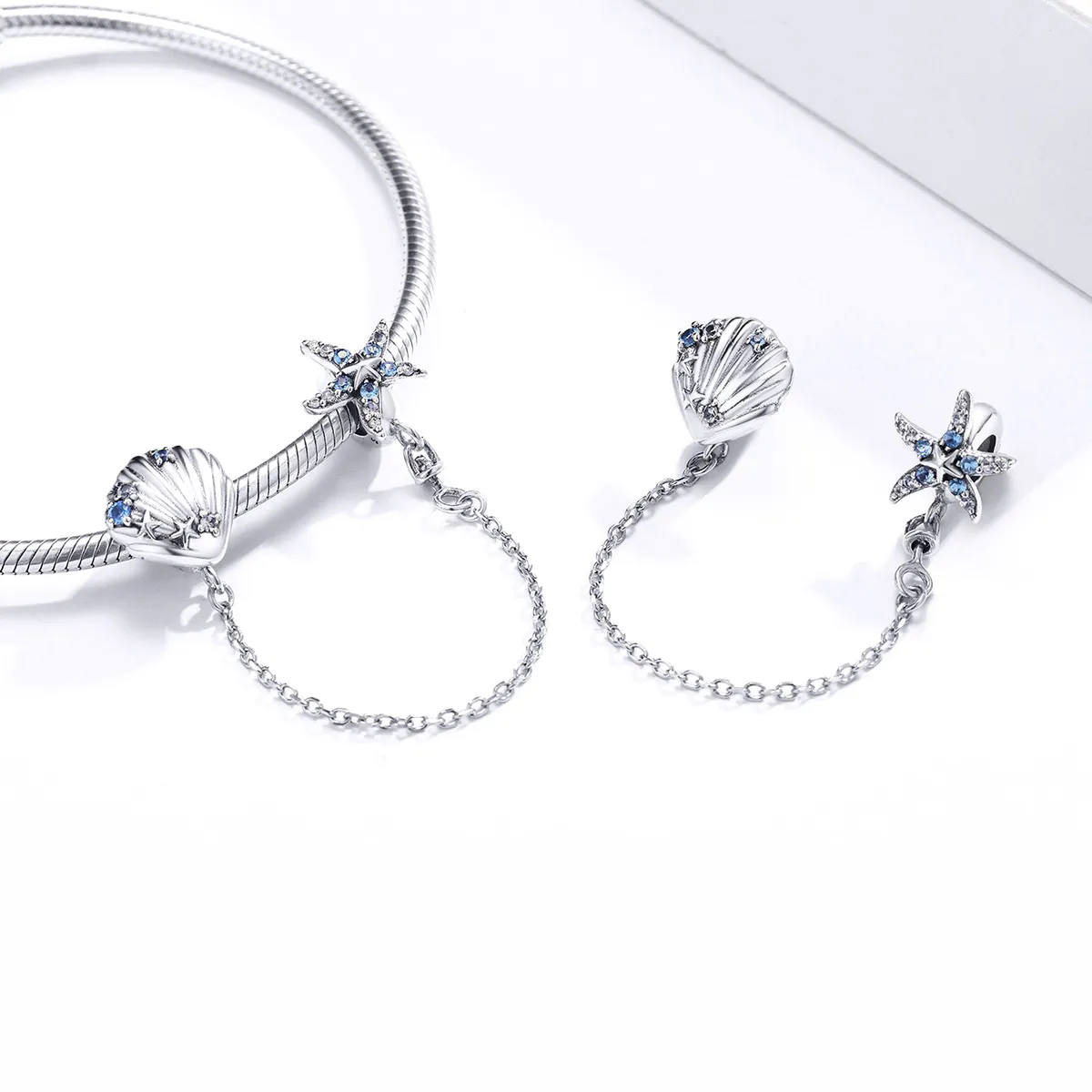 Pandora Style Deep Sea Star sikkerhetskjede - SCC1478