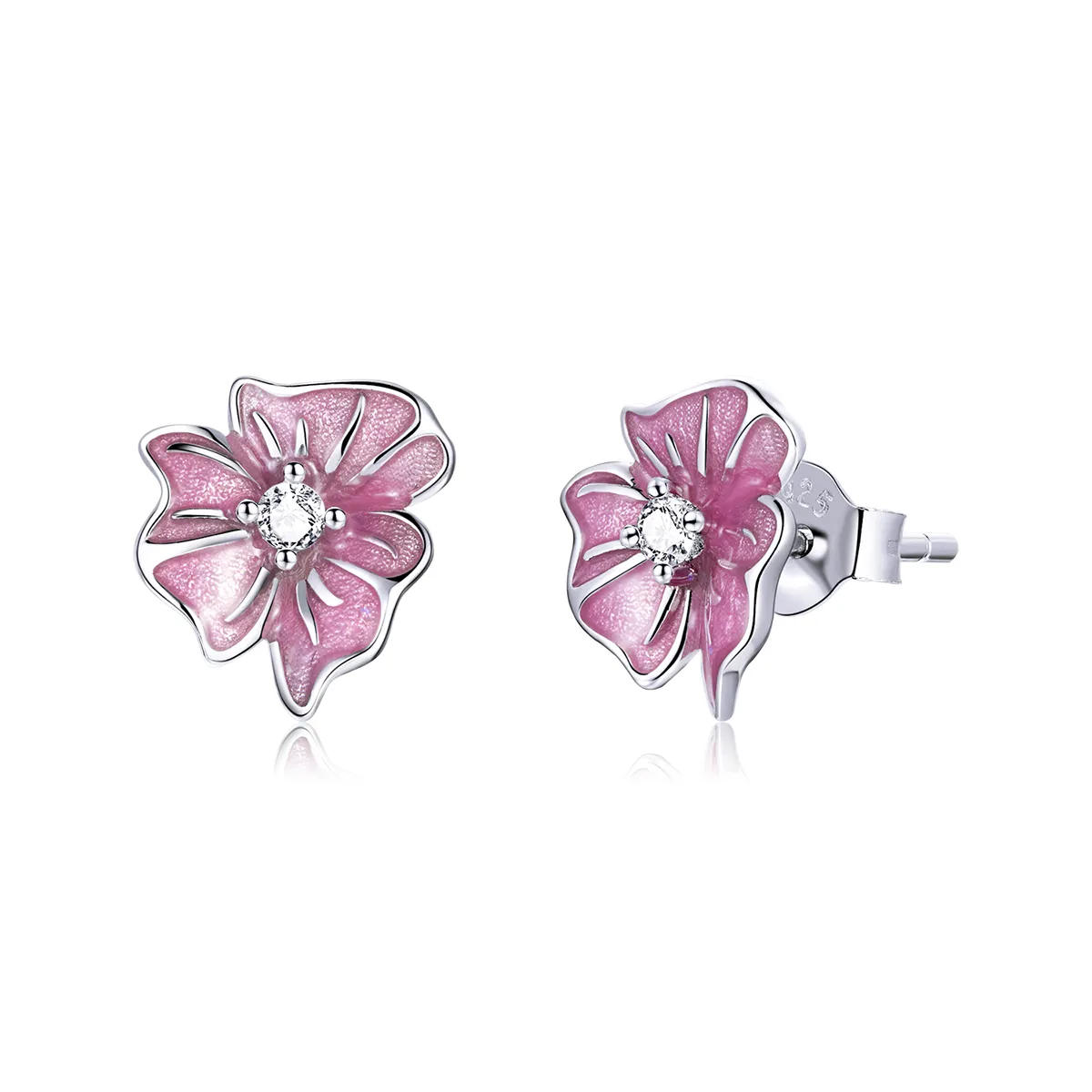 Pandora Style Blooming Stamens Stud øredobber - BSE471