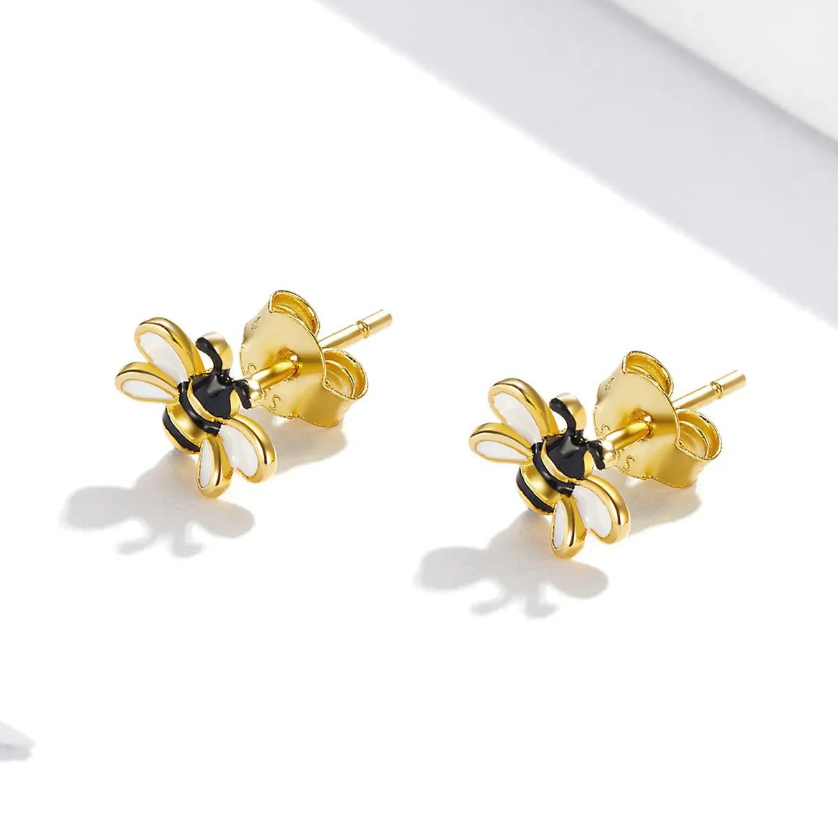 Pandora Style Cartoon Bee Stud øredobber - SCE1182