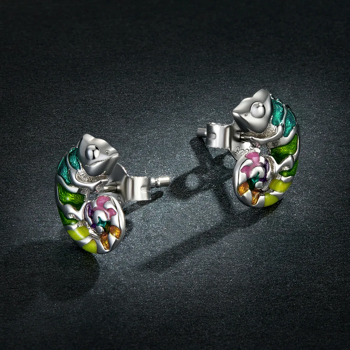 Pandora Style Chameleon Stud øredobber - BSE587