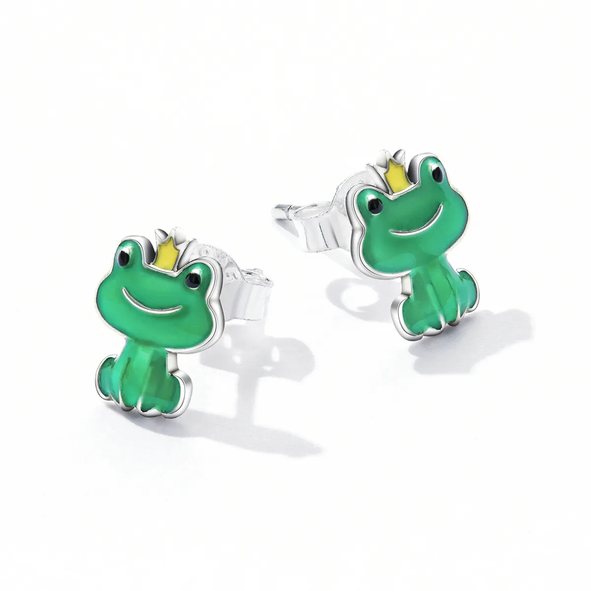 Pandora Style Funny Little Frog Stud øredobber - SCE1380