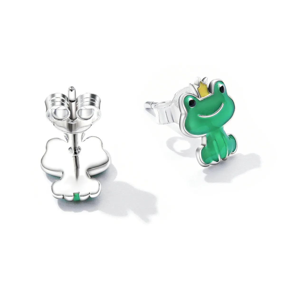 Pandora Style Funny Little Frog Stud øredobber - SCE1380