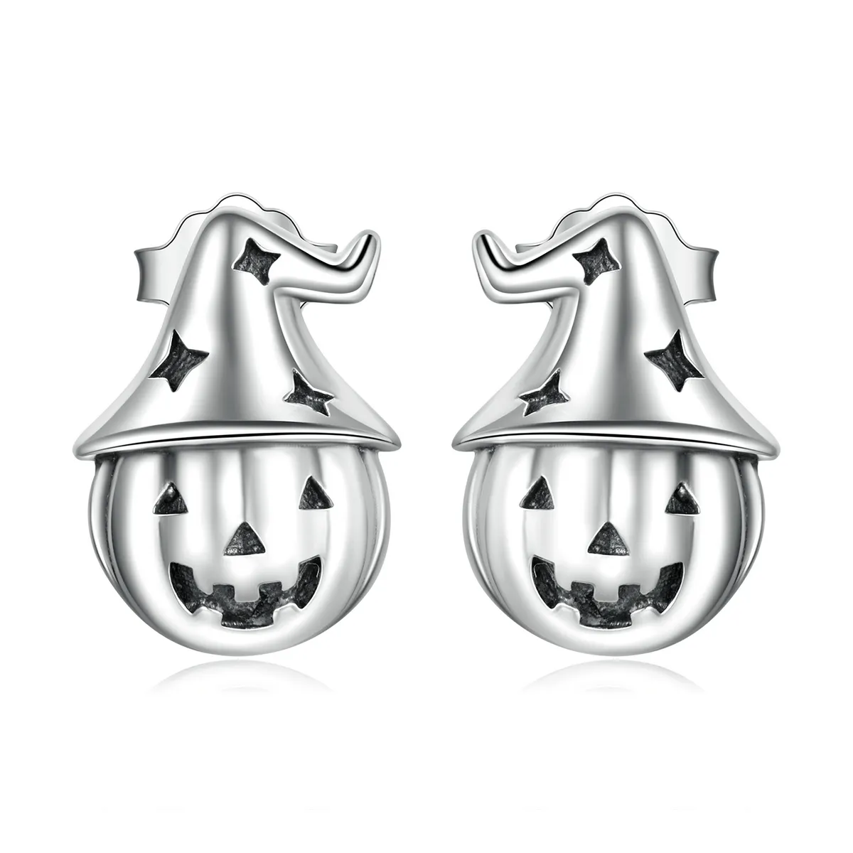 Pandora Style Halloween Pumpkin Stud øredobber - BSE537