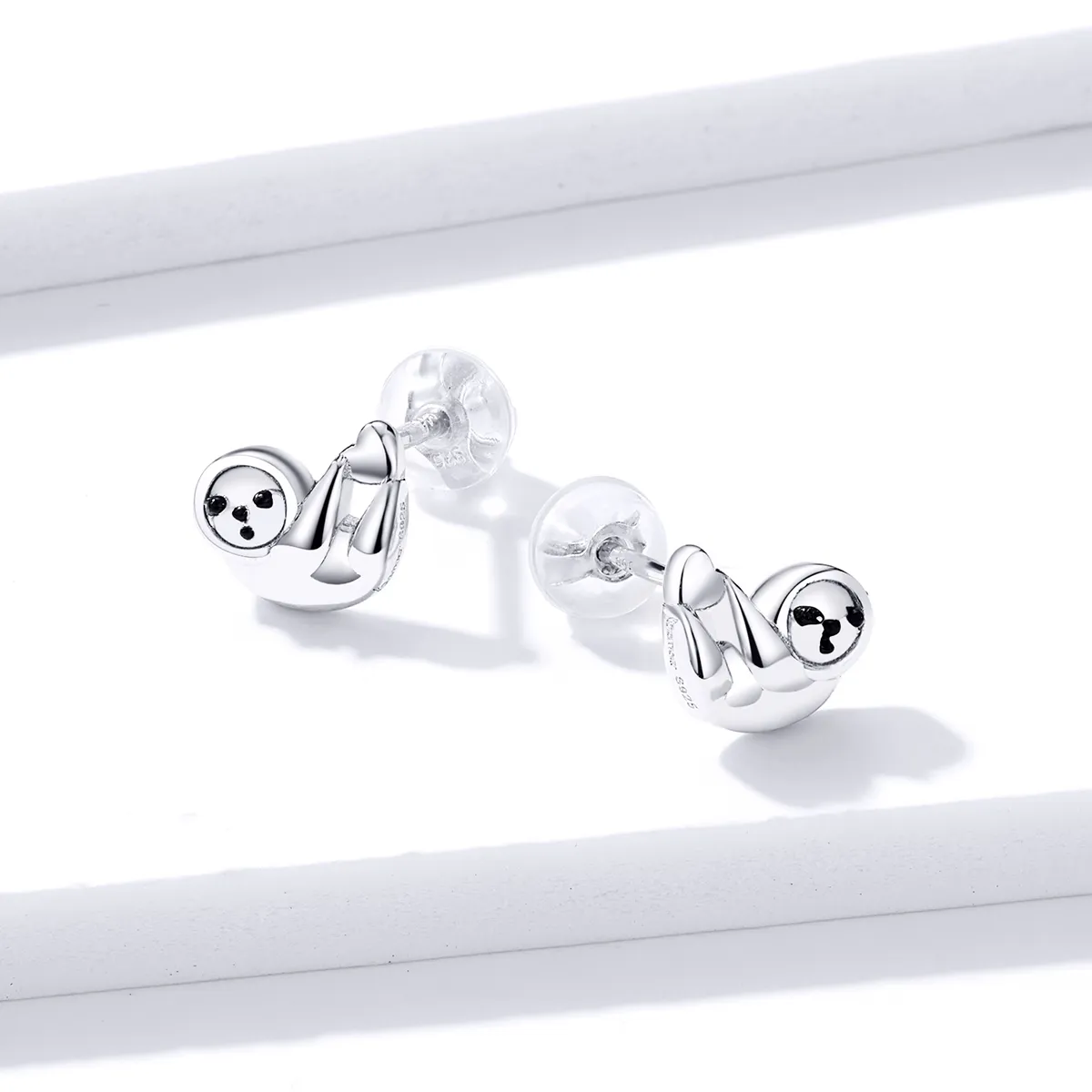 Pandora Style Little Sloth Stud øredobber - BSE303