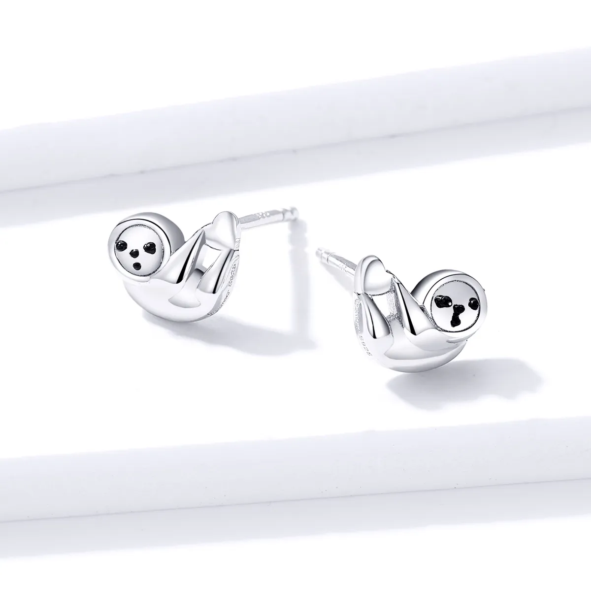 Pandora Style Little Sloth Stud øredobber - BSE303