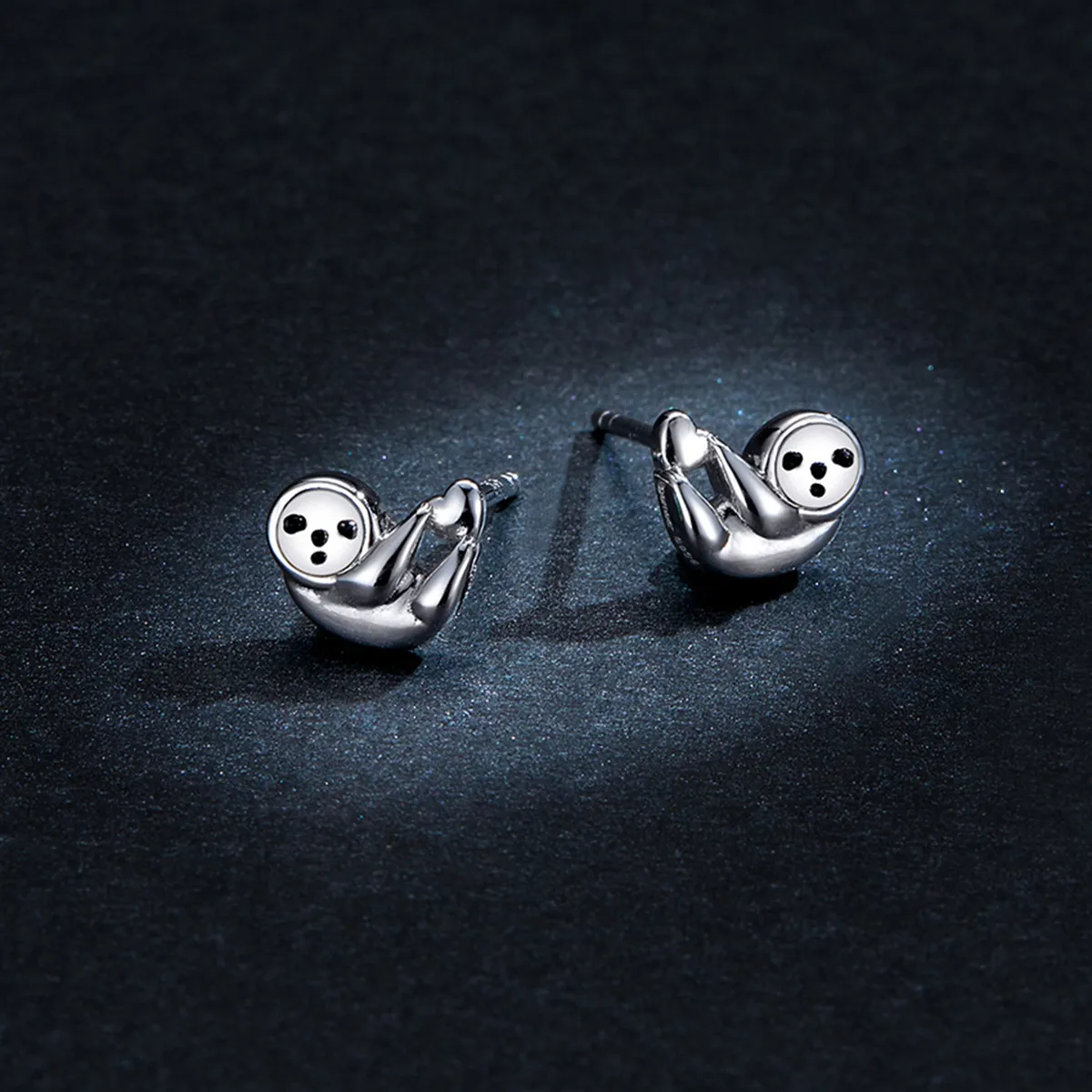 Pandora Style Little Sloth Stud øredobber - BSE303