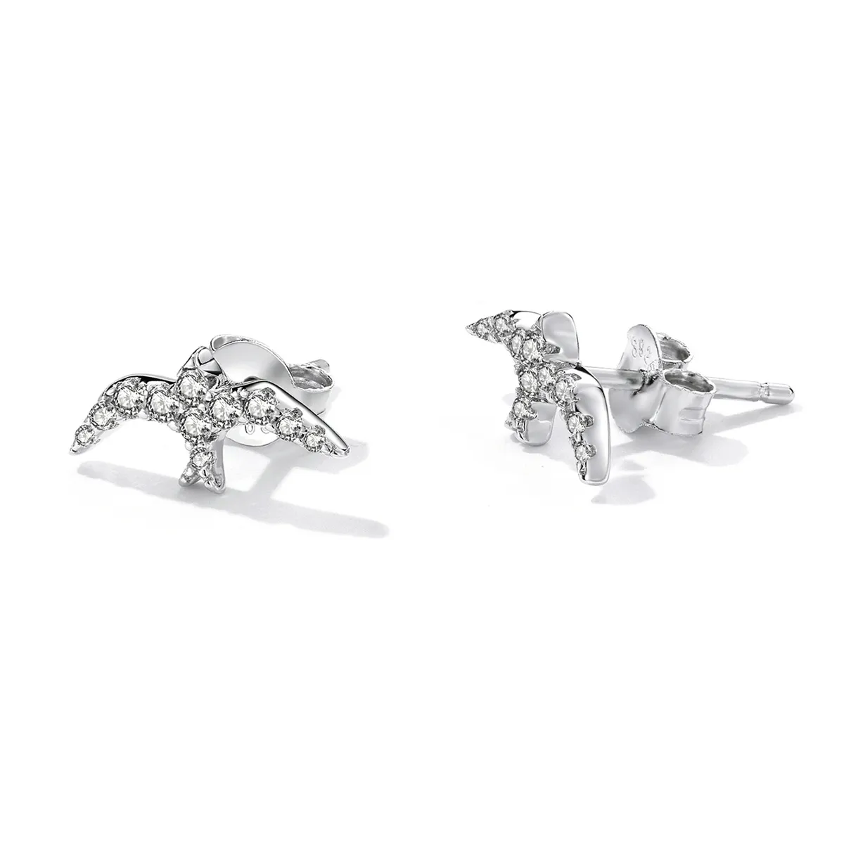 Pandora Style Mini Swallow Stud øredobber - BSE594