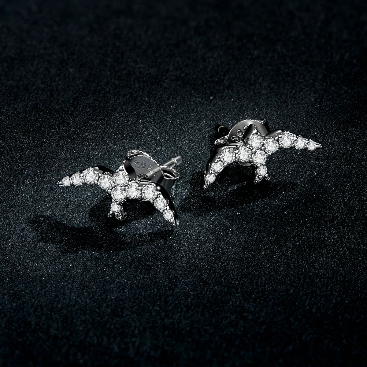 Pandora Style Mini Swallow Stud øredobber - BSE594