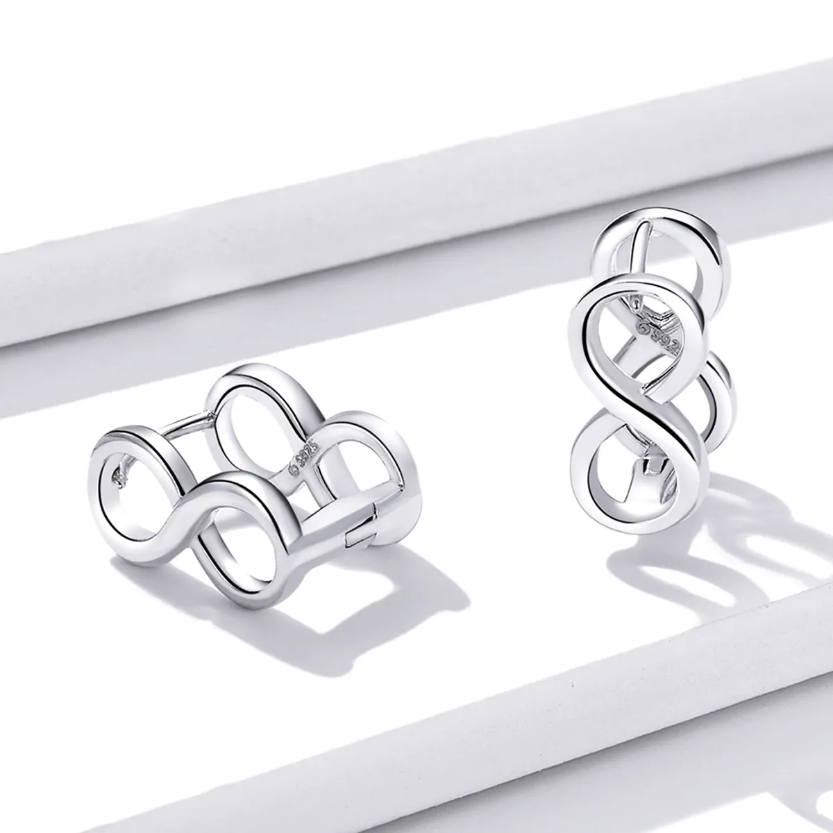 Pandora Style Minimalism - Infinity Stud øredobber - BSE503