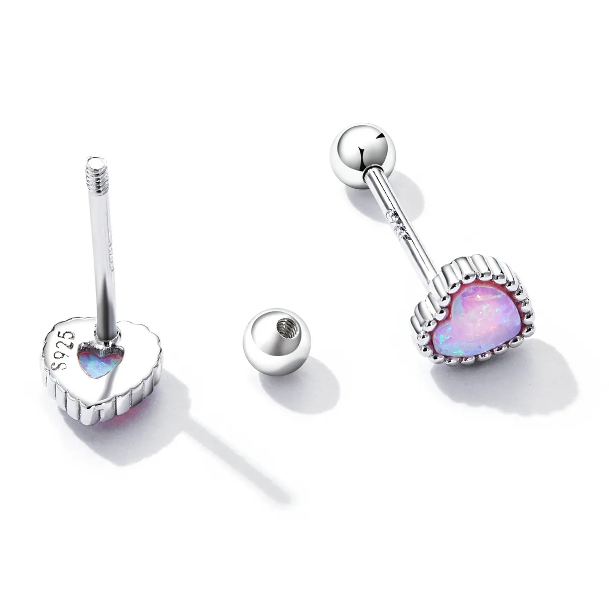 Pandora Style Opal Love Stud øredobber - SCE1383