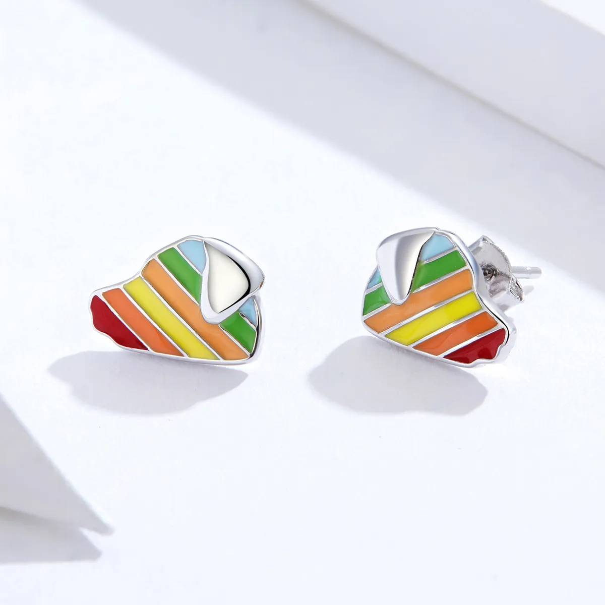 Pandora Style Rainbow Dog ørepynt - SCE825