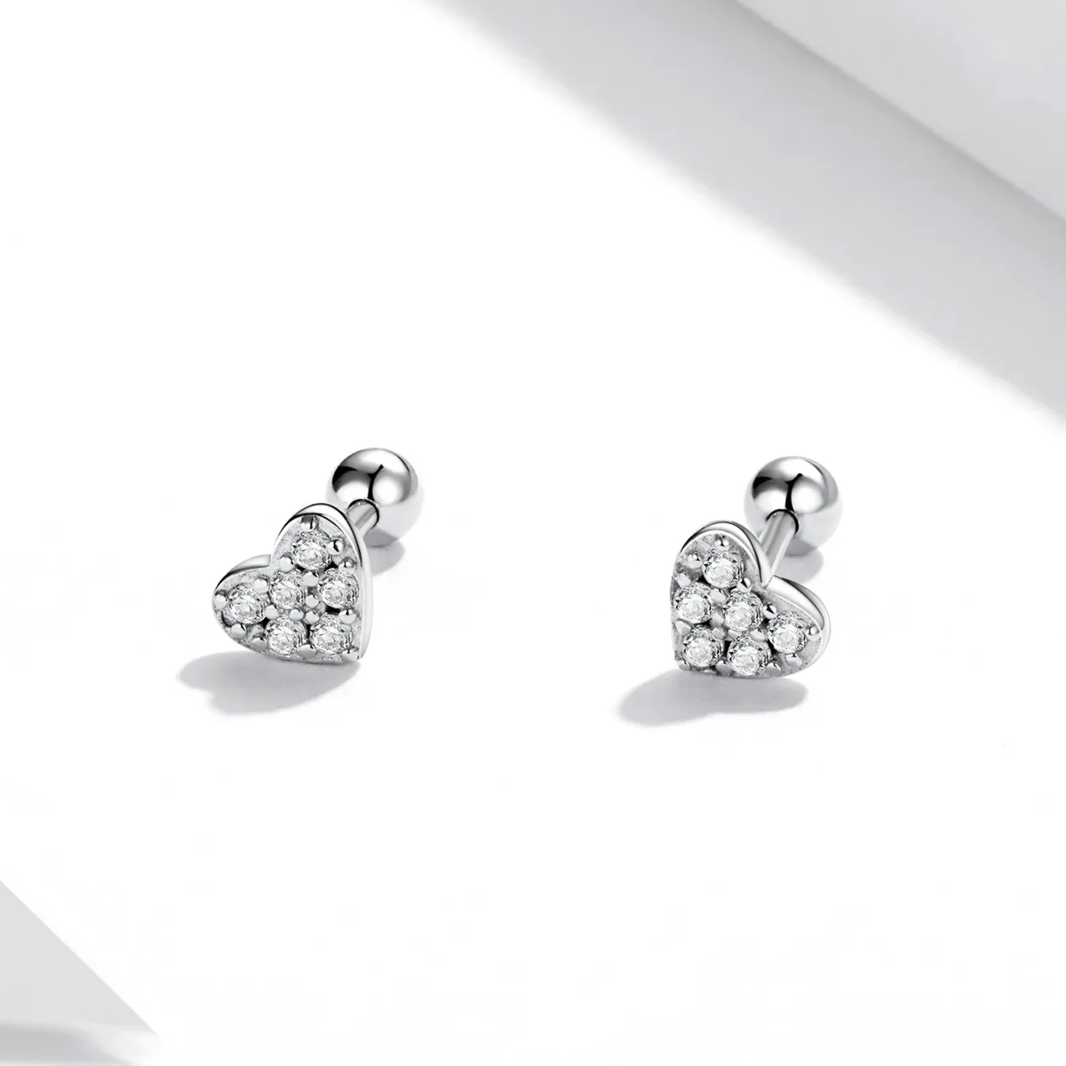 Pandora Style Simple Love Stud øredobber - SCE1298