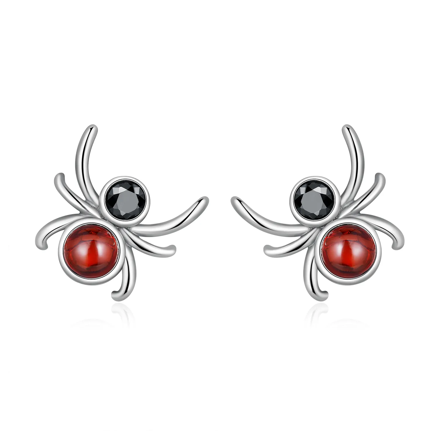 pandora style spider stud øredobber sce1517