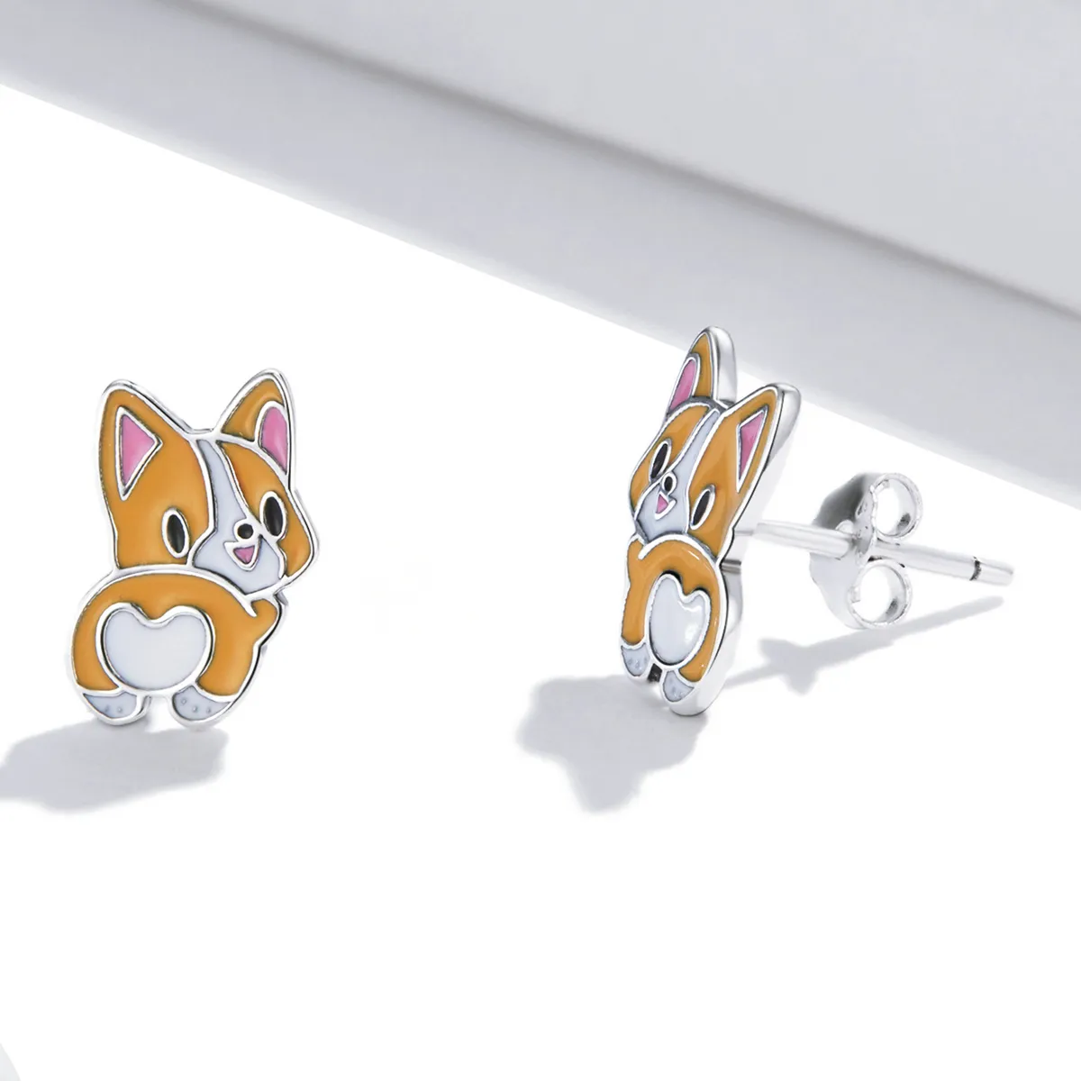 Pandora Style søte Corgi øredobber - SCE1281