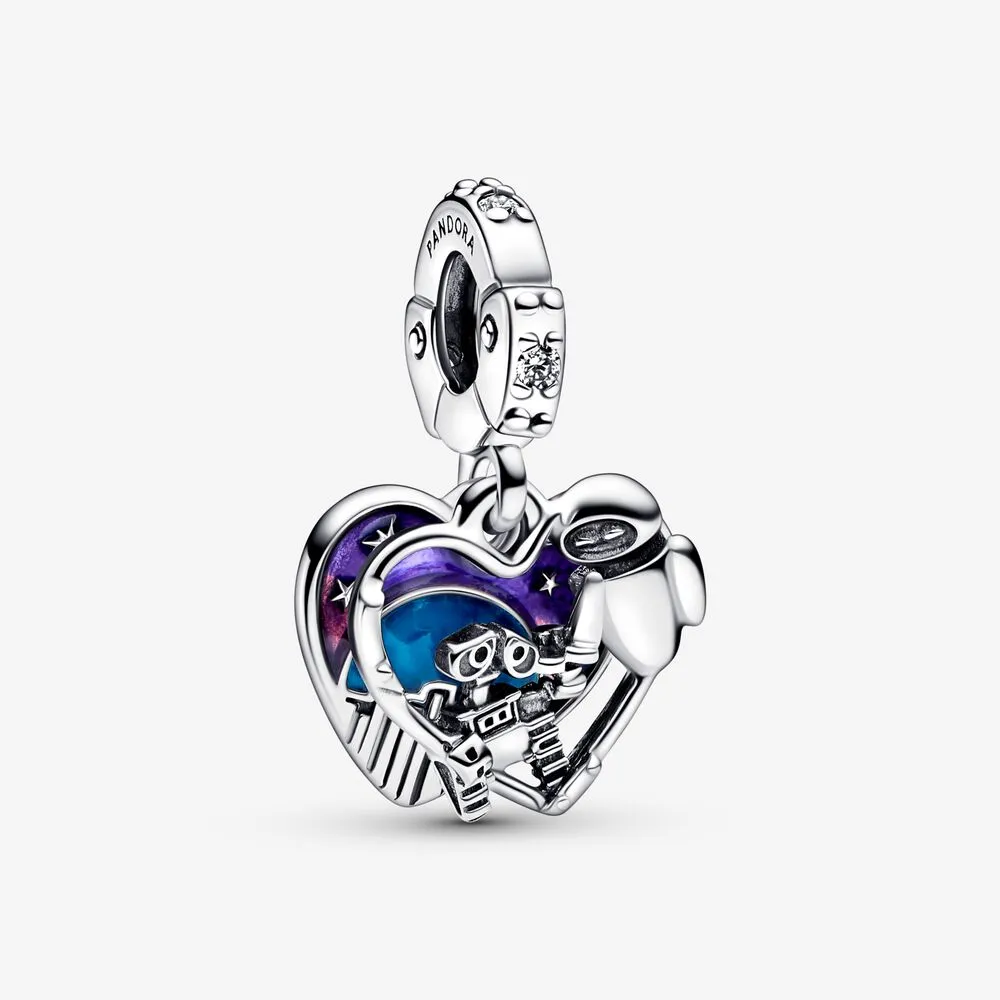 pandora disney pixar wall e og eve selvlysende hengende charm 792518c01